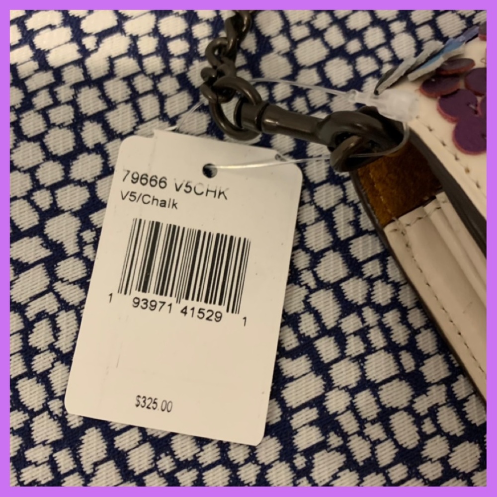 Coach Tabby Chain Clutch with Metallic Sequins NWT - Picture 10 of 13